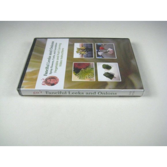 Nita's Fanciful Leeks Onions Garnishes DVD Vegetable Fruit Carving Instruction - Picture 2 of 3
